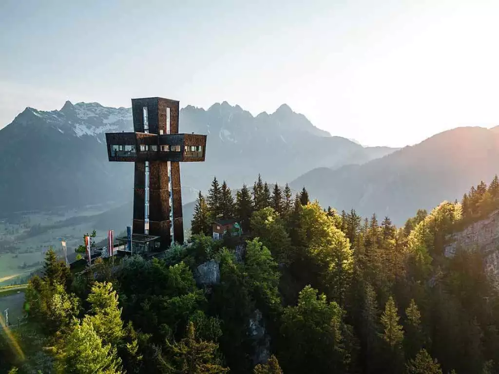 Blick auf Jakobskreuz